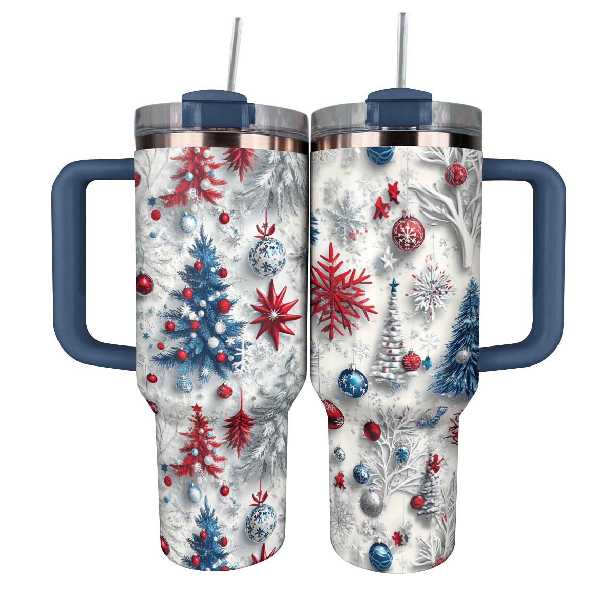 Shineful Glossy Tumbler Happy Christmas