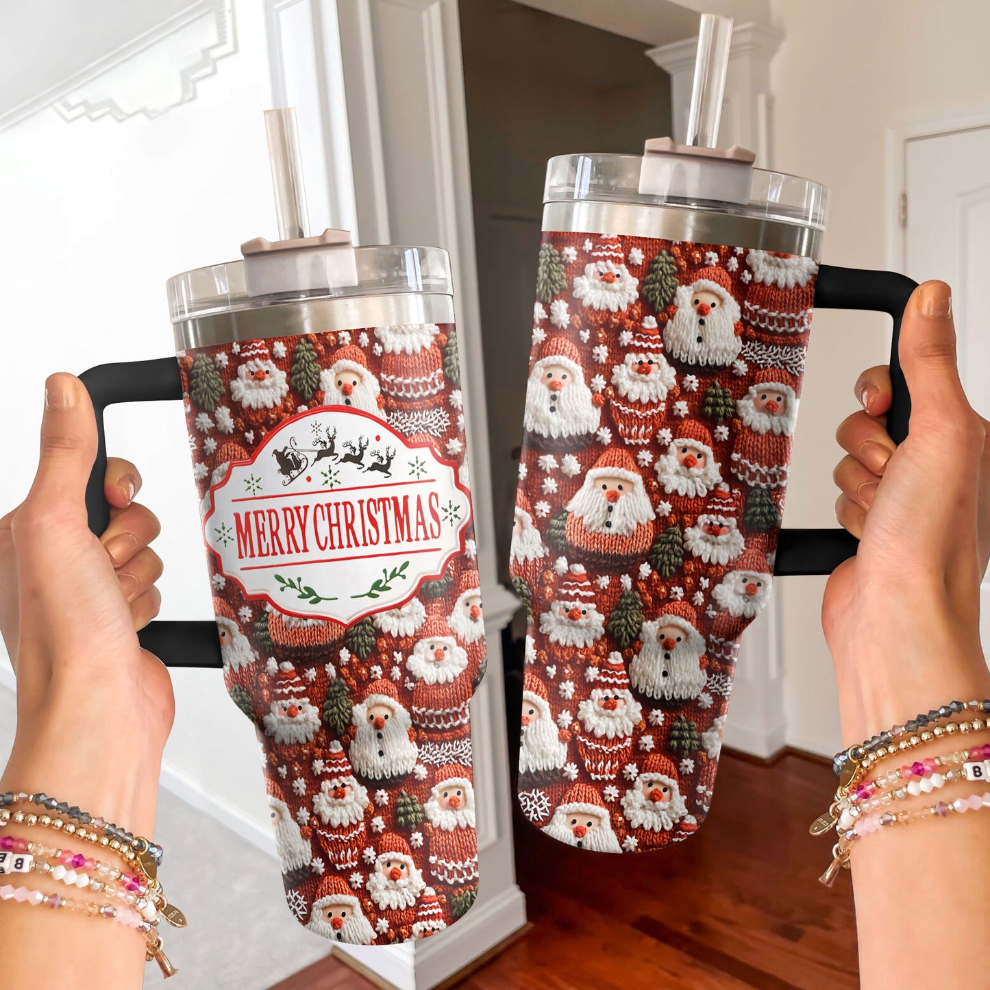 Shineful Tumbler Knitted Christmas