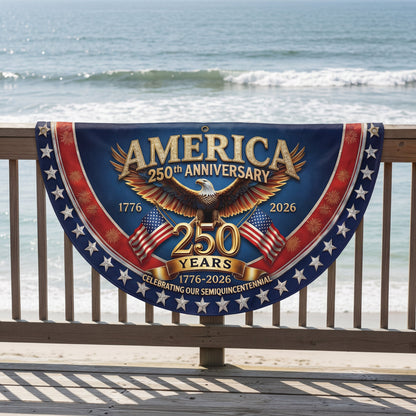 Shineful Decorative Fan Flag Grand Eagle Celebration – America 250th Anniversary