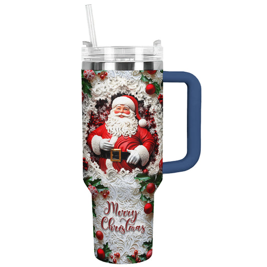 Shineful Tumbler Santa's Cheer