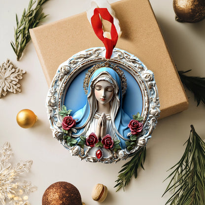 Shineful 2D Acrylic Ornament Sacred Heart Virgin Mary