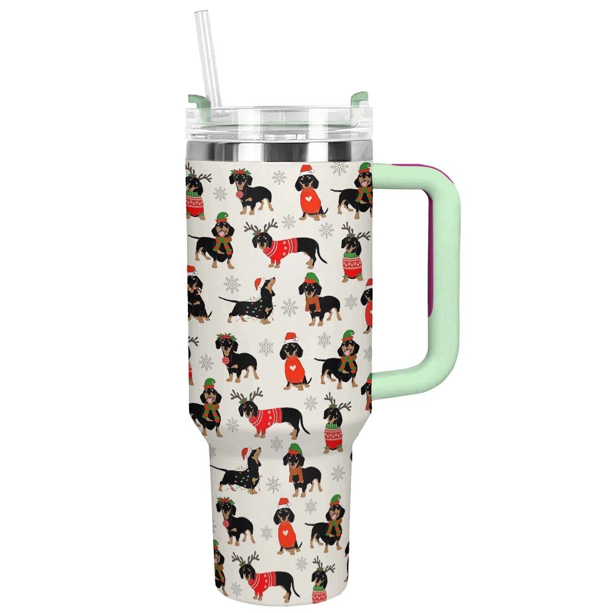 Shineful Tumbler Dachshund Christmas Cheer