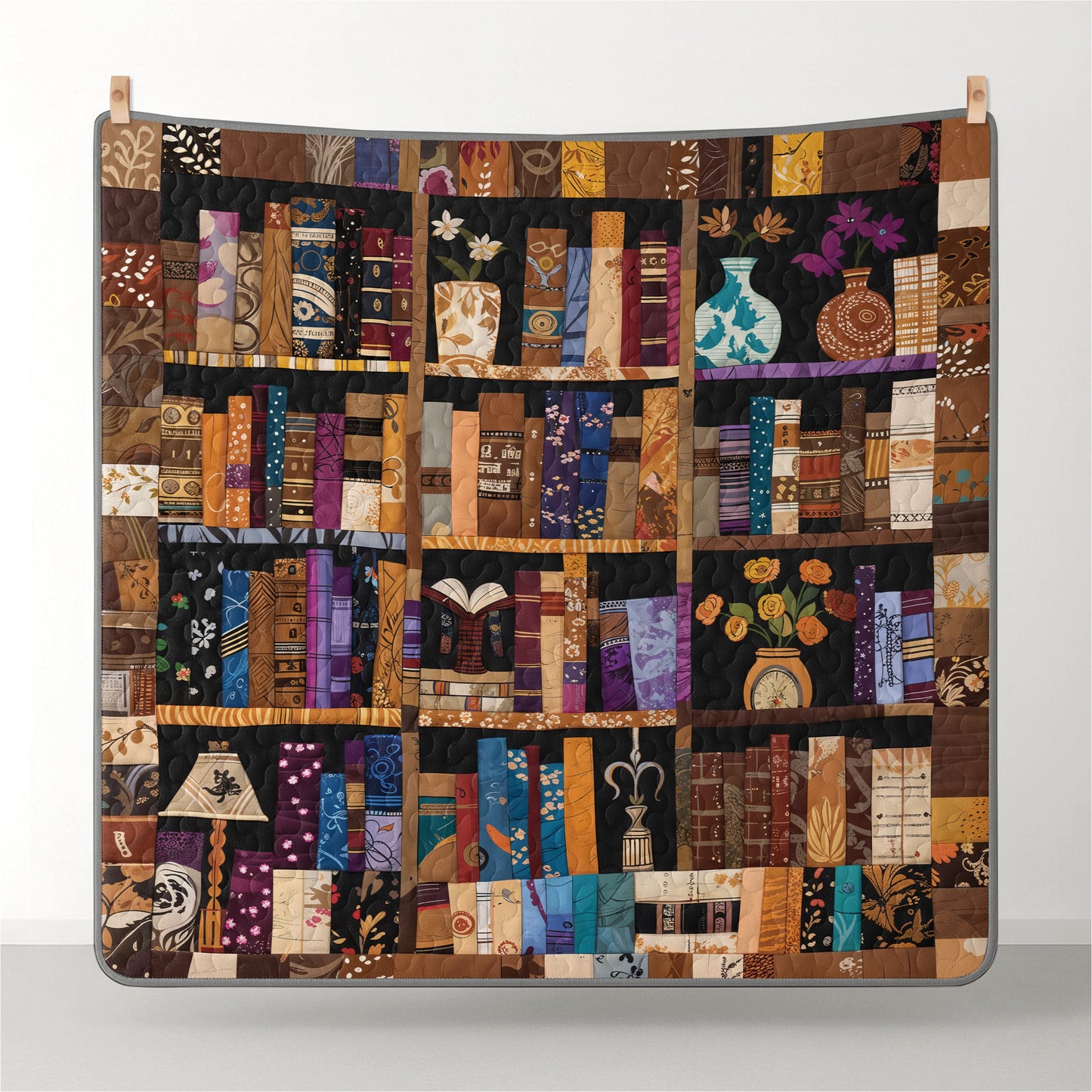 Shineful Quilt 3-Piece Set Library Dreams