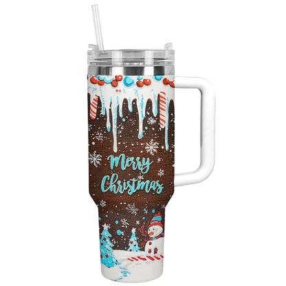 Shineful Glossy Tumbler Merry Frostmas