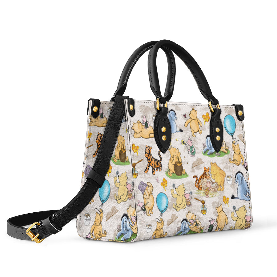 Shineful Leather Bag Pooh Friends