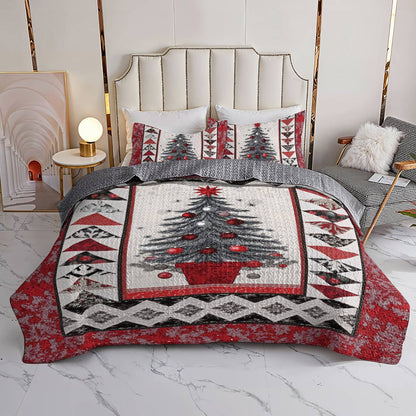 Shineful All Season Quilt 3-Piece Set Holiday Joy