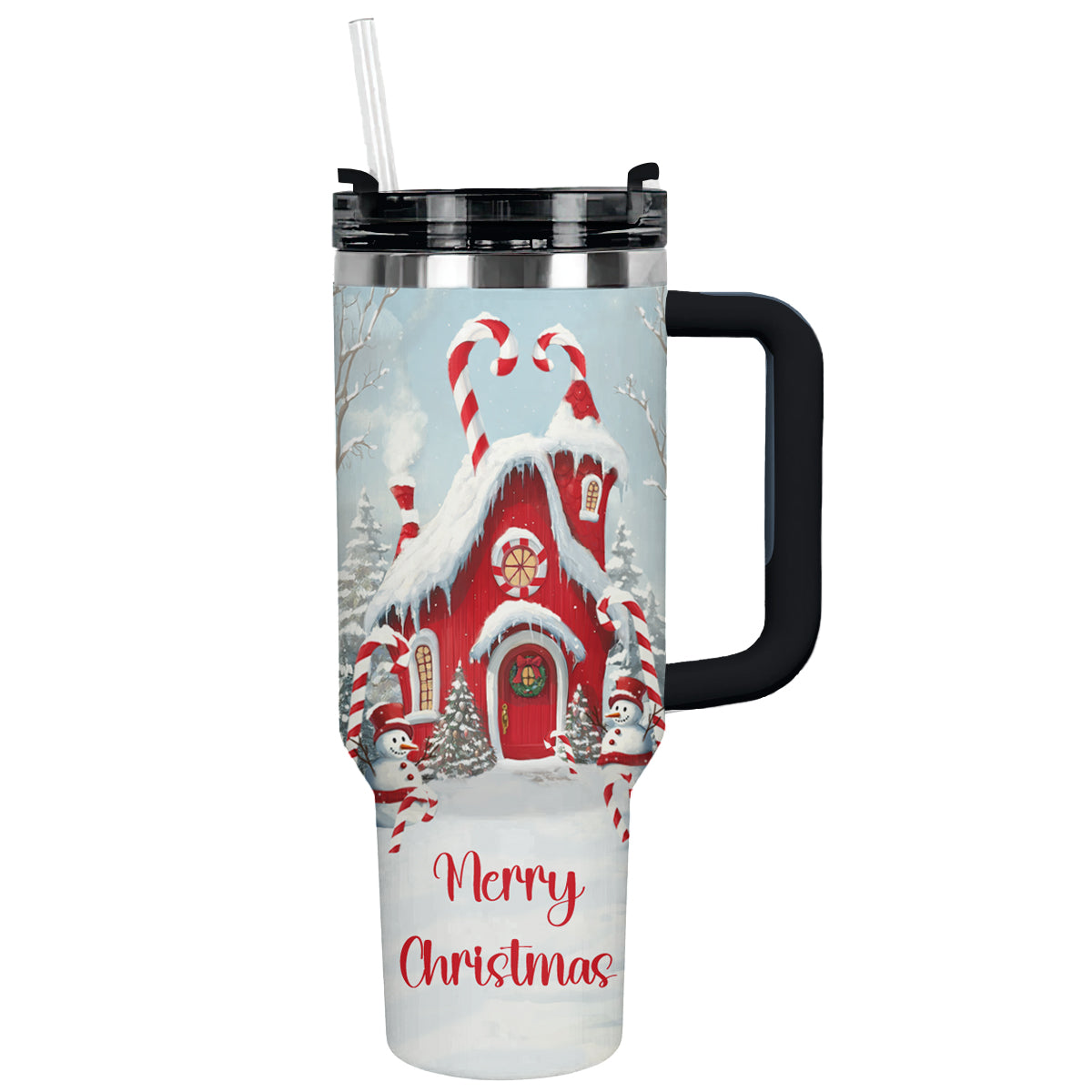 Shineful Tumbler Christmas Whimsical House