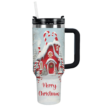 Shineful Tumbler Christmas Whimsical House