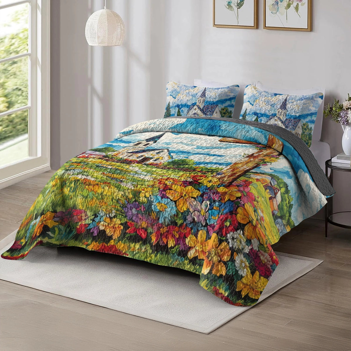 Shineful All Season Quilt 3-Piece Set - Faith's Embrace