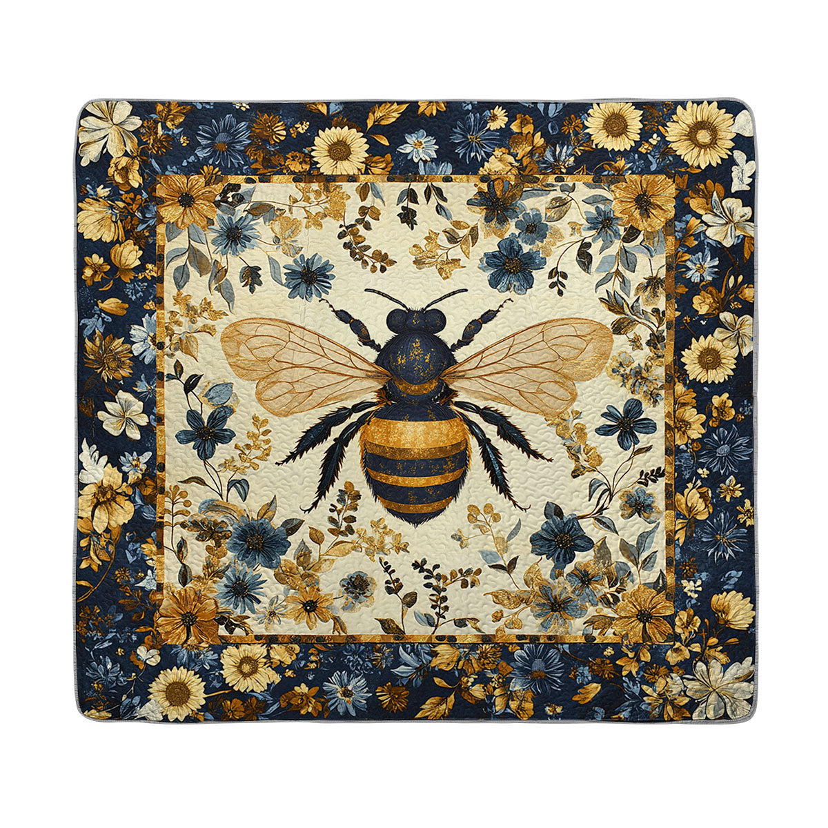 Shineful All Season Quilt 3-Piece Set Royal Bee Garden