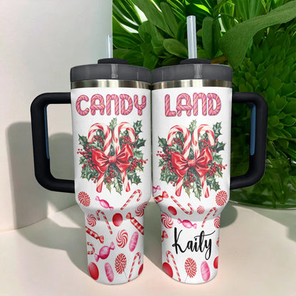 Shineful Glossy Tumbler Personalized Holiday Sweets