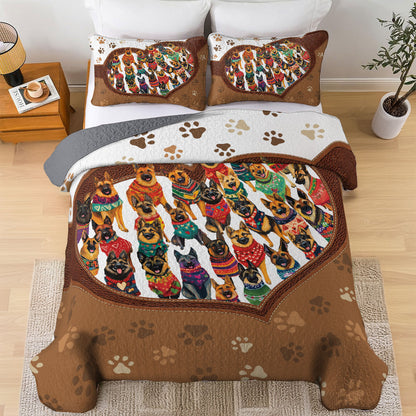 Shineful All Season Quilt 3-Piece Set Pawfect Shepherd