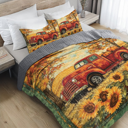 Shineful All Season Quilt 3-Piece Set Autumn Dreams