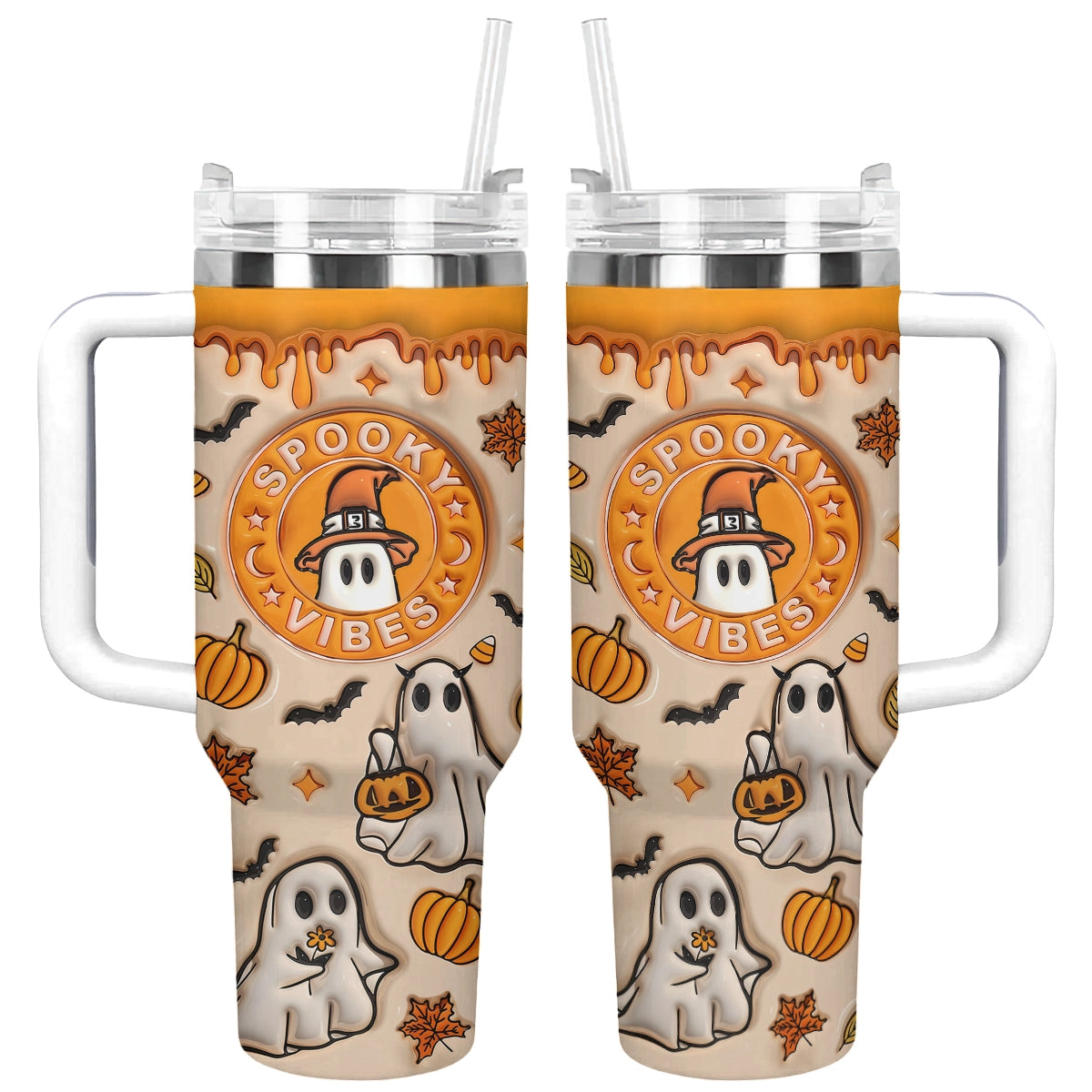 Shineful Glossy Tumbler Halloween Spooky Vibes