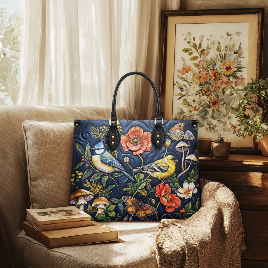 Shineful Leather Bag Midnight Garden