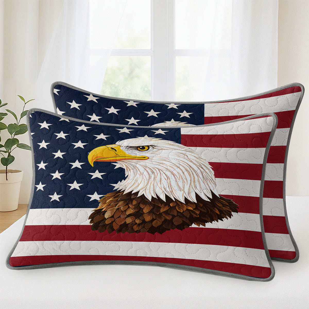 Shineful Quilt 3-Piece Set American Eagle