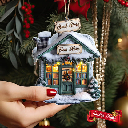 Shineful 2D Acrylic Ornament Winter’s Tale Bookshop