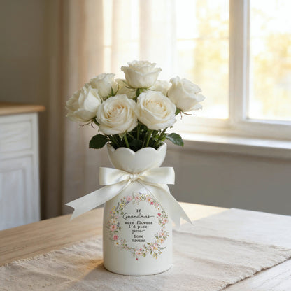 Shineful Flower Vase Personalized Precious Bloom