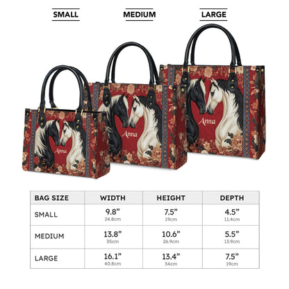 Shineful Leather Bag Personalized Ethereal Harmony