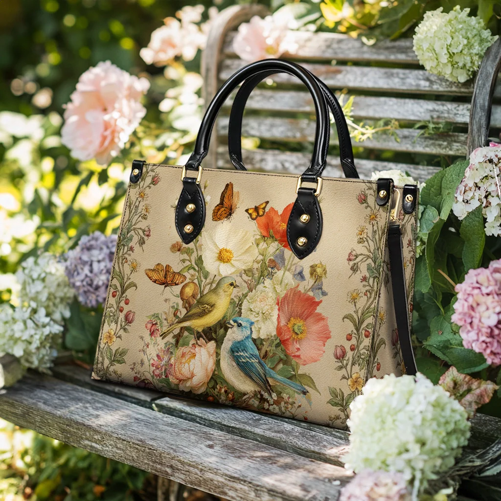 Shineful Leather Bag Whispering Garden