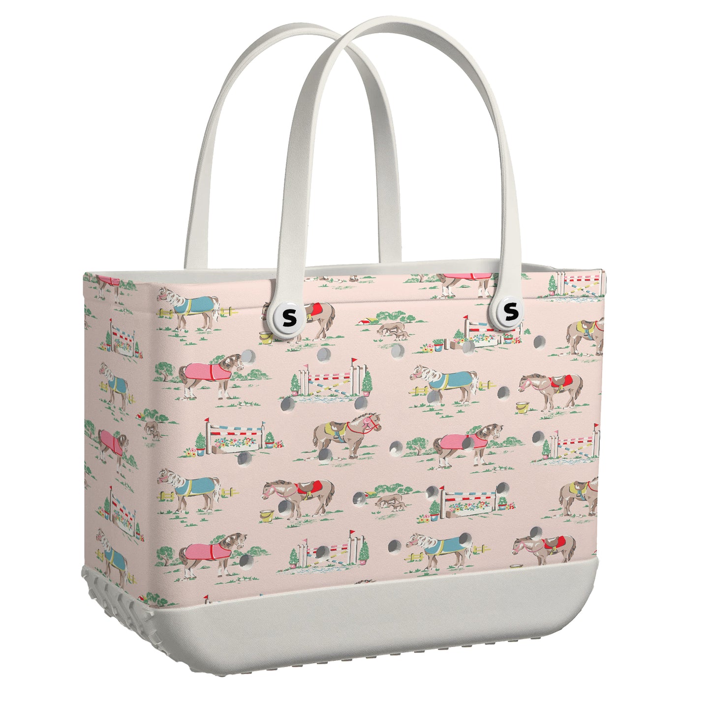 Shineful Beach Bag Horse Racing
