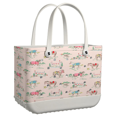 Shineful Beach Bag Horse Racing