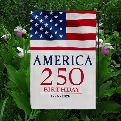 Shineful Gargen Flag 12" x 18" - America 250th Anniversary