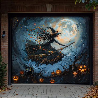 Shineful Garage Door Banner Decoration - Charmed Nightfall
