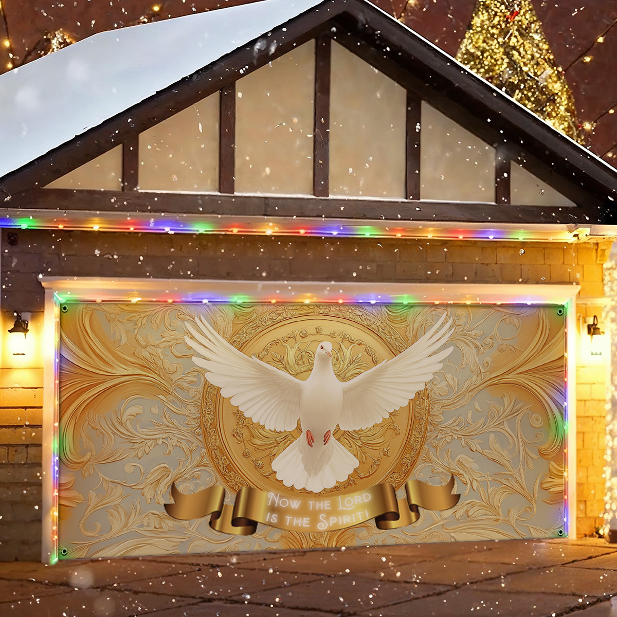 Shineful Garage Door Banner Decoration Spirit of Grace