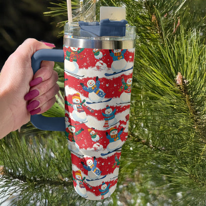 Shineful Tumbler Snowman Sports