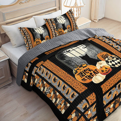 Shineful All Season Quilt 3-Piece Set Spooky Night