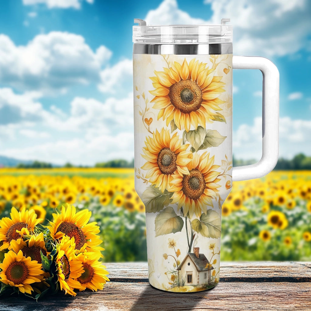Shineful Tumbler Sunflower Home Sweetness
