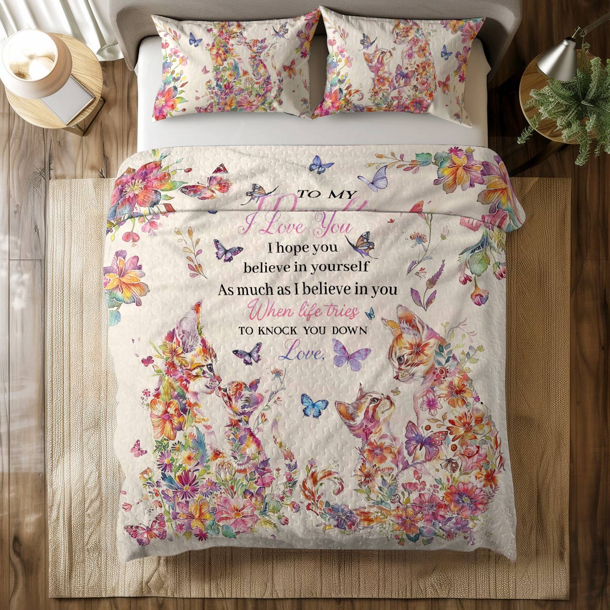 Shineful All Season Quilt 3-Piece Set Daughter's Strength