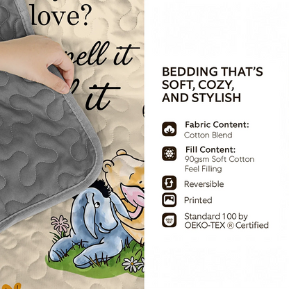 Shineful Quilt 3-Piece Set Pooh The Love