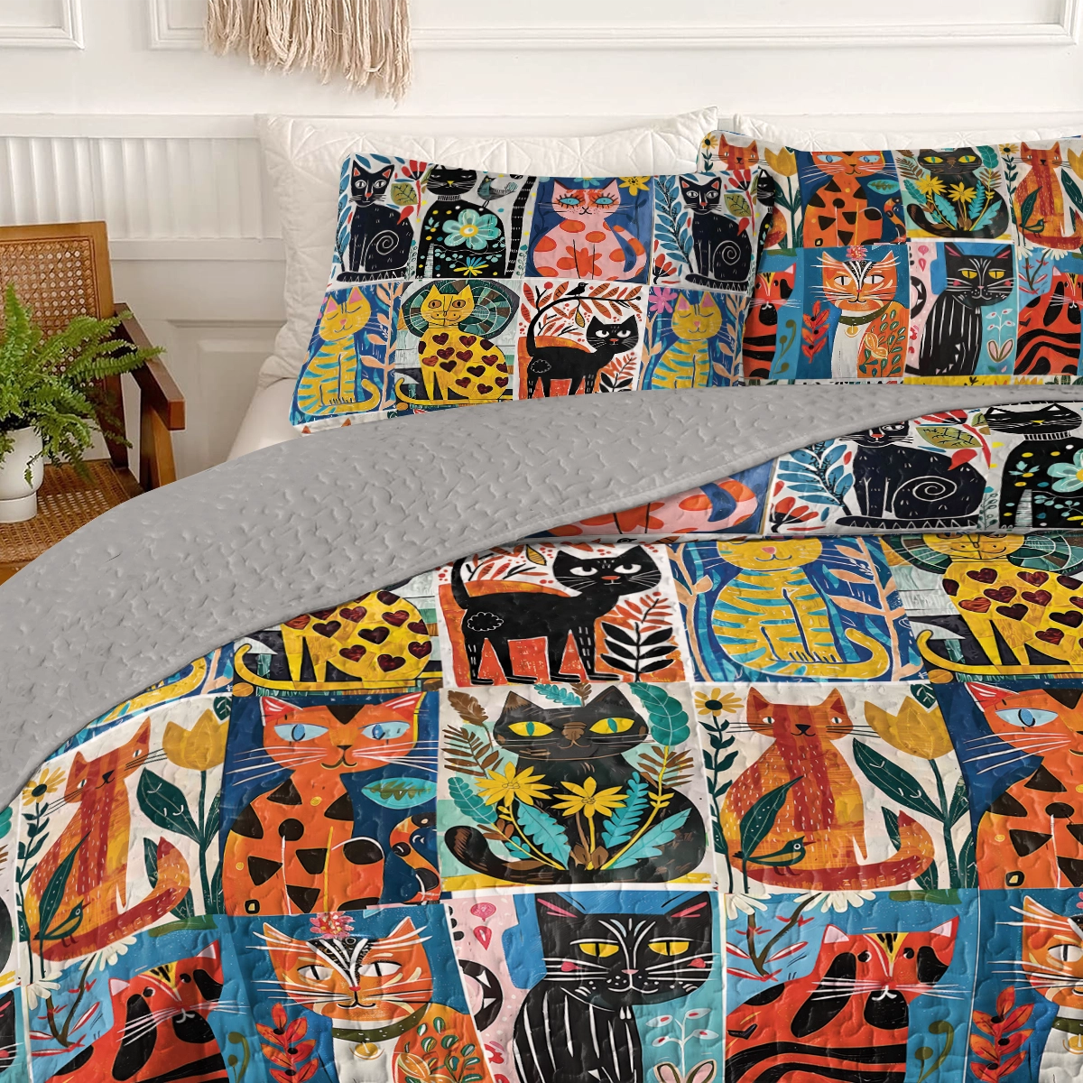 Shineful All Season Quilt 3-Piece Set Quiet Circus