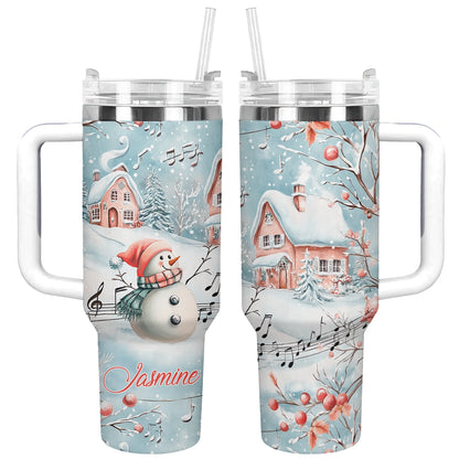 Shineful Tumbler  Personalized Snowy Serenade