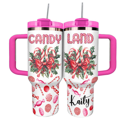 Shineful Glossy Tumbler Personalized Holiday Sweets