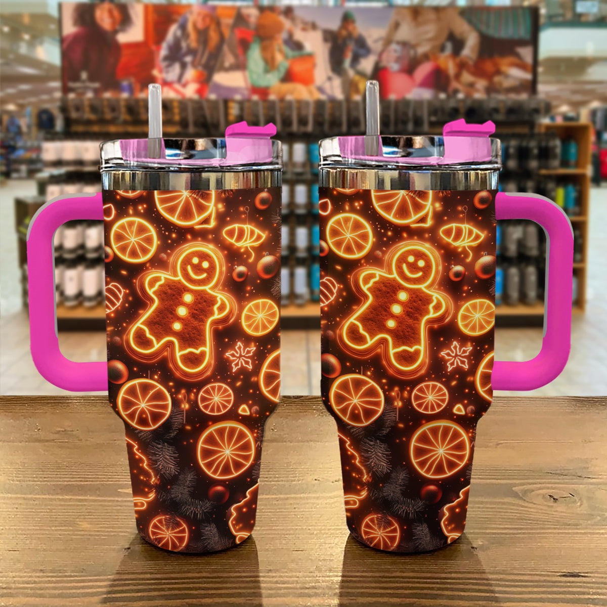 Shineful Tumbler Glowing Gingerbread