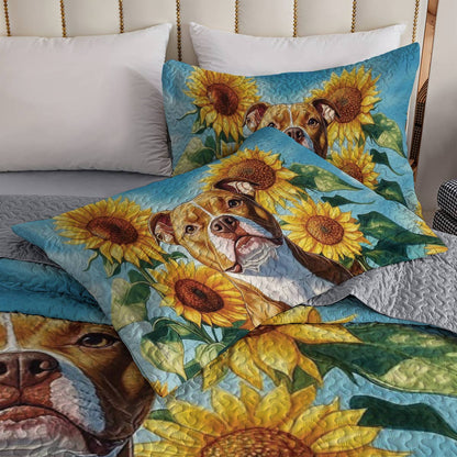 Shineful All Season Quilt 3-Piece Set Sunny Pup
