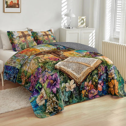 Shineful All Season Quilt 3-Piece Set - Blessed Sanctuary