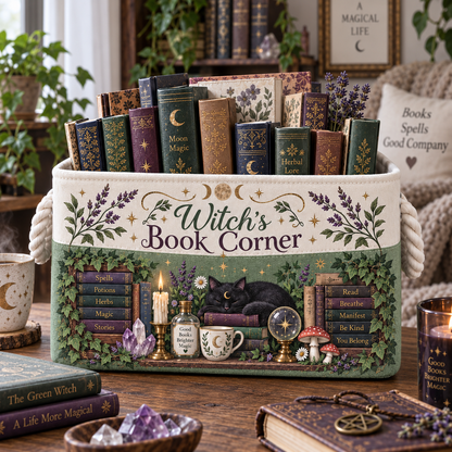 Shineful Books & Magic Storage Basket