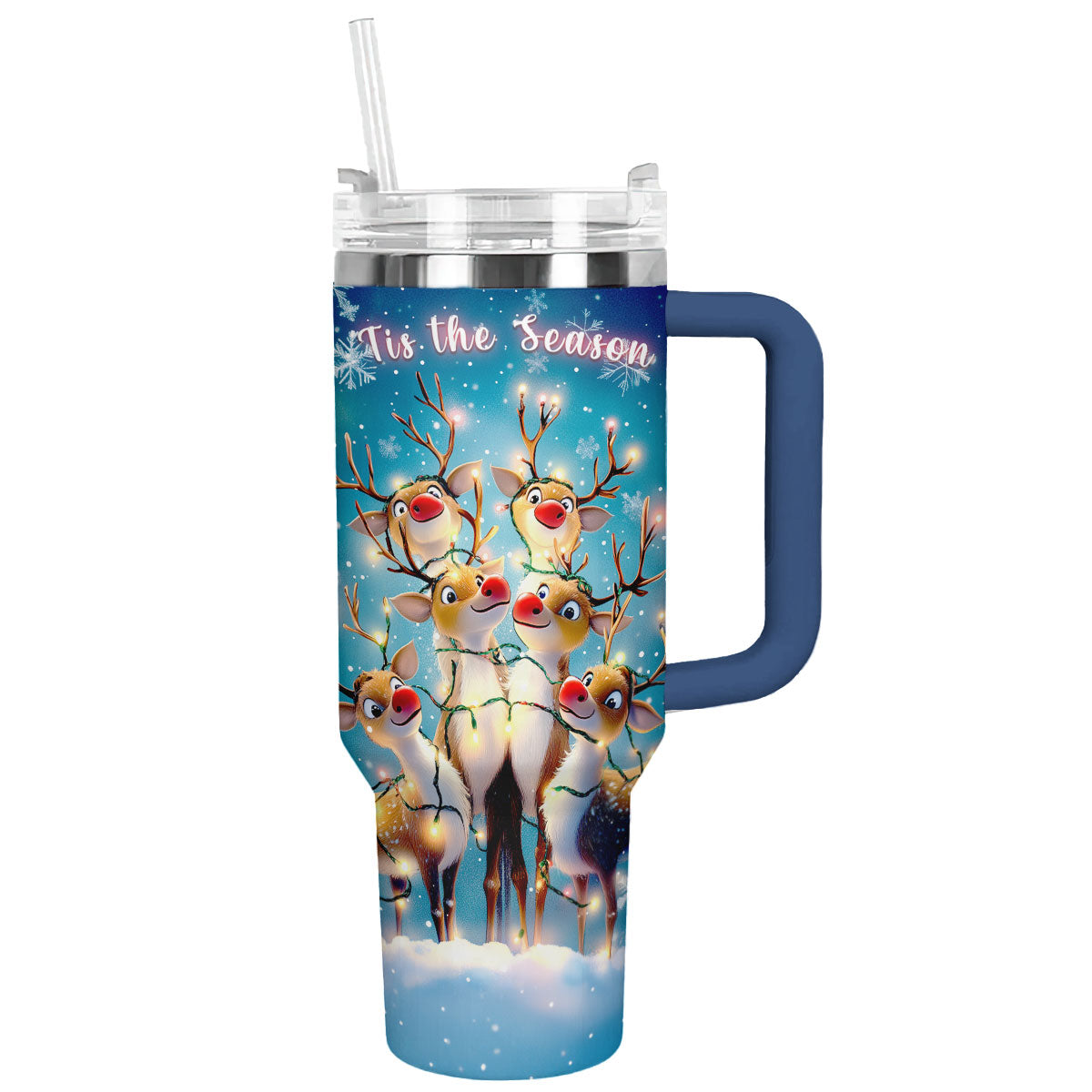 Shineful Tumbler Christmas Reindeer Cheer