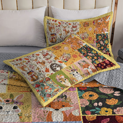 Shineful All Season Quilt 3-Piece Set Woodland Wonderland