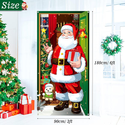 Shineful Door Cover Winter Lantern Lovers