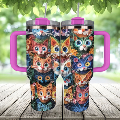 Shineful Glossy Tumbler Kitty Krew