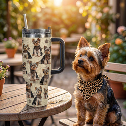 Shineful Tumbler Yorkie Star Charm