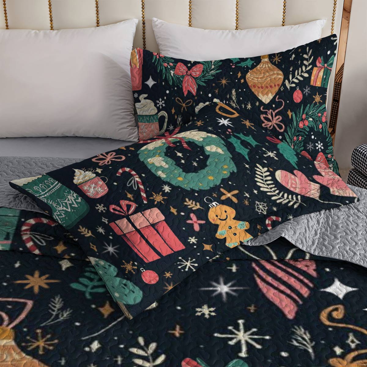 Shineful All Season Quilt 3-Piece Set Christmas Magic