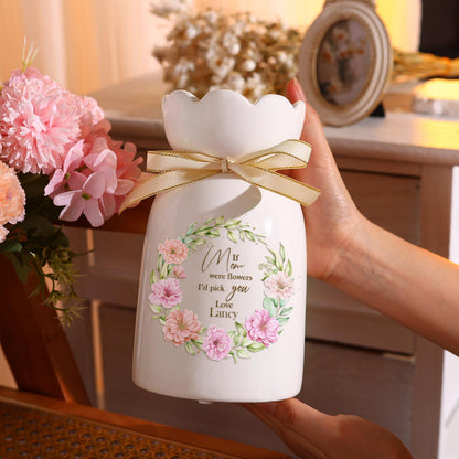Shineful Flower Vase Personalized Tender Bloom