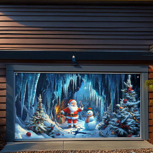 Shineful Garage Door Banner Decoration - Santa's Winter Wonderland