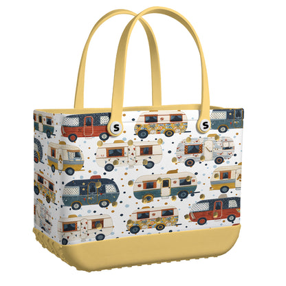 Shineful Beach Bag Vintage Camper